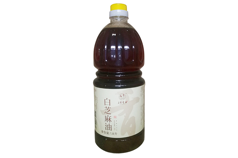 1.8L純白芝麻油塑料桶餐飲裝