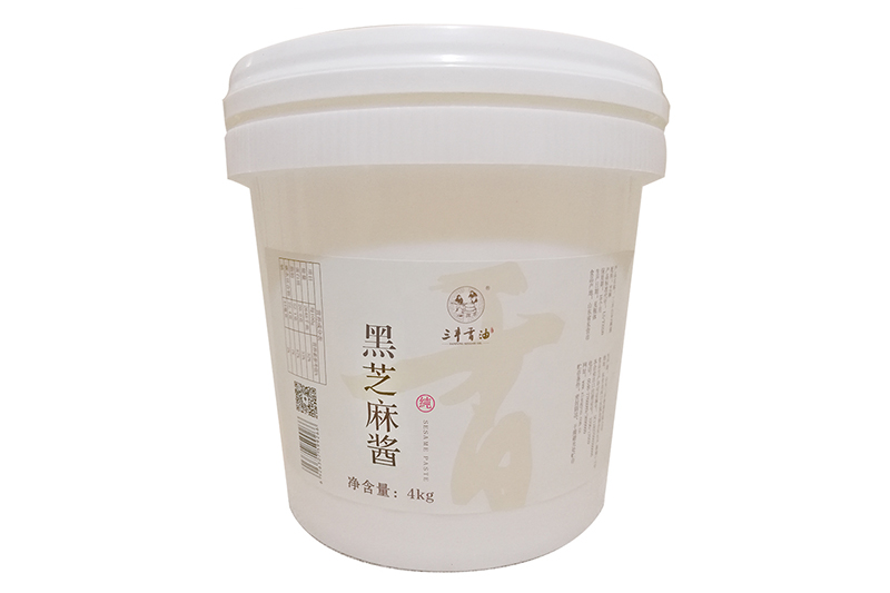 4kg塑料桶裝國產(chǎn)黑芝麻醬出口廠家