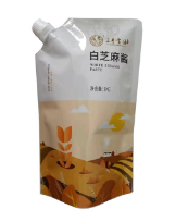 1kg自立袋包裝白芝麻醬
